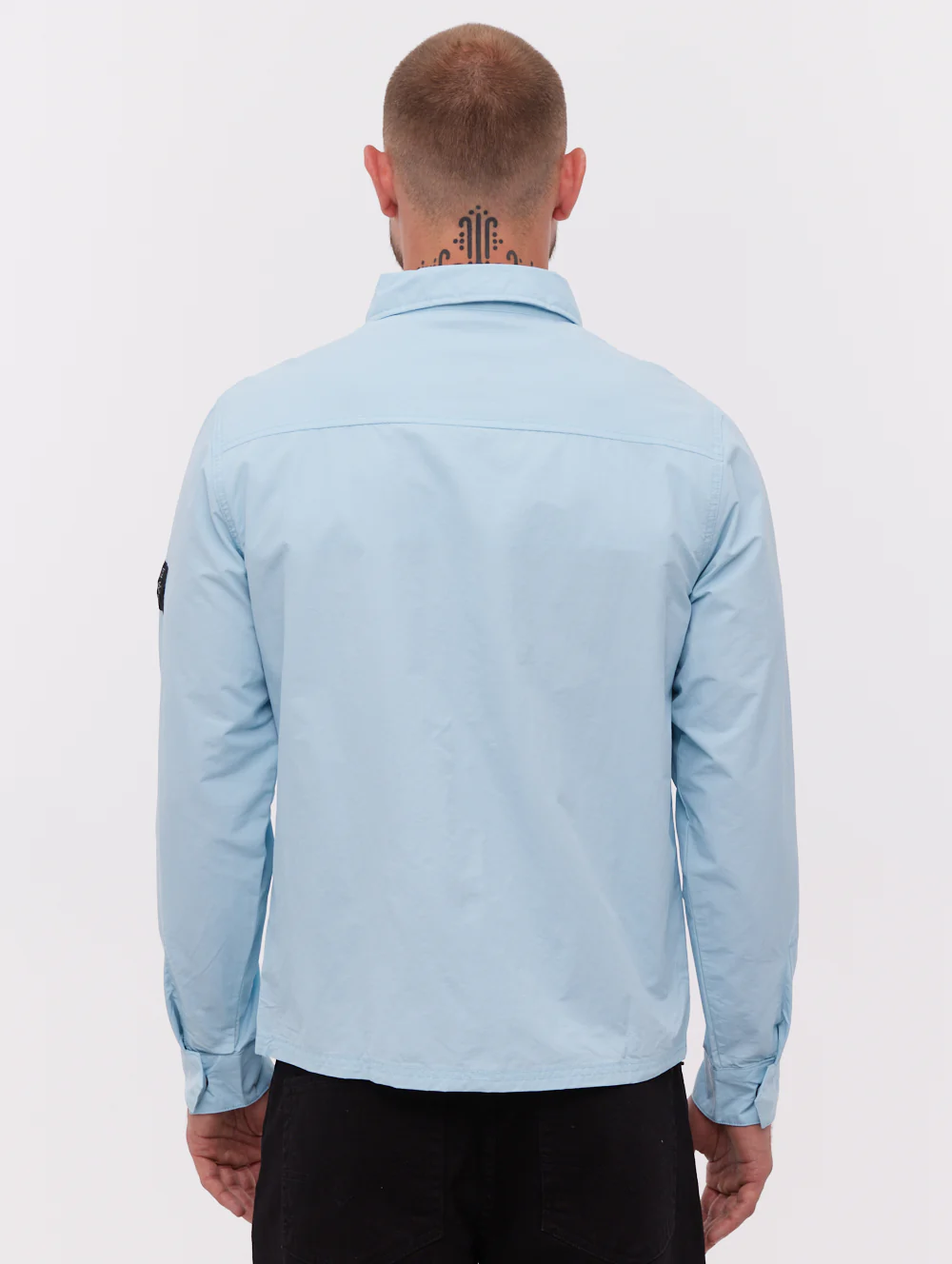 Aikido Zippered Shacket - Blue - Image 5