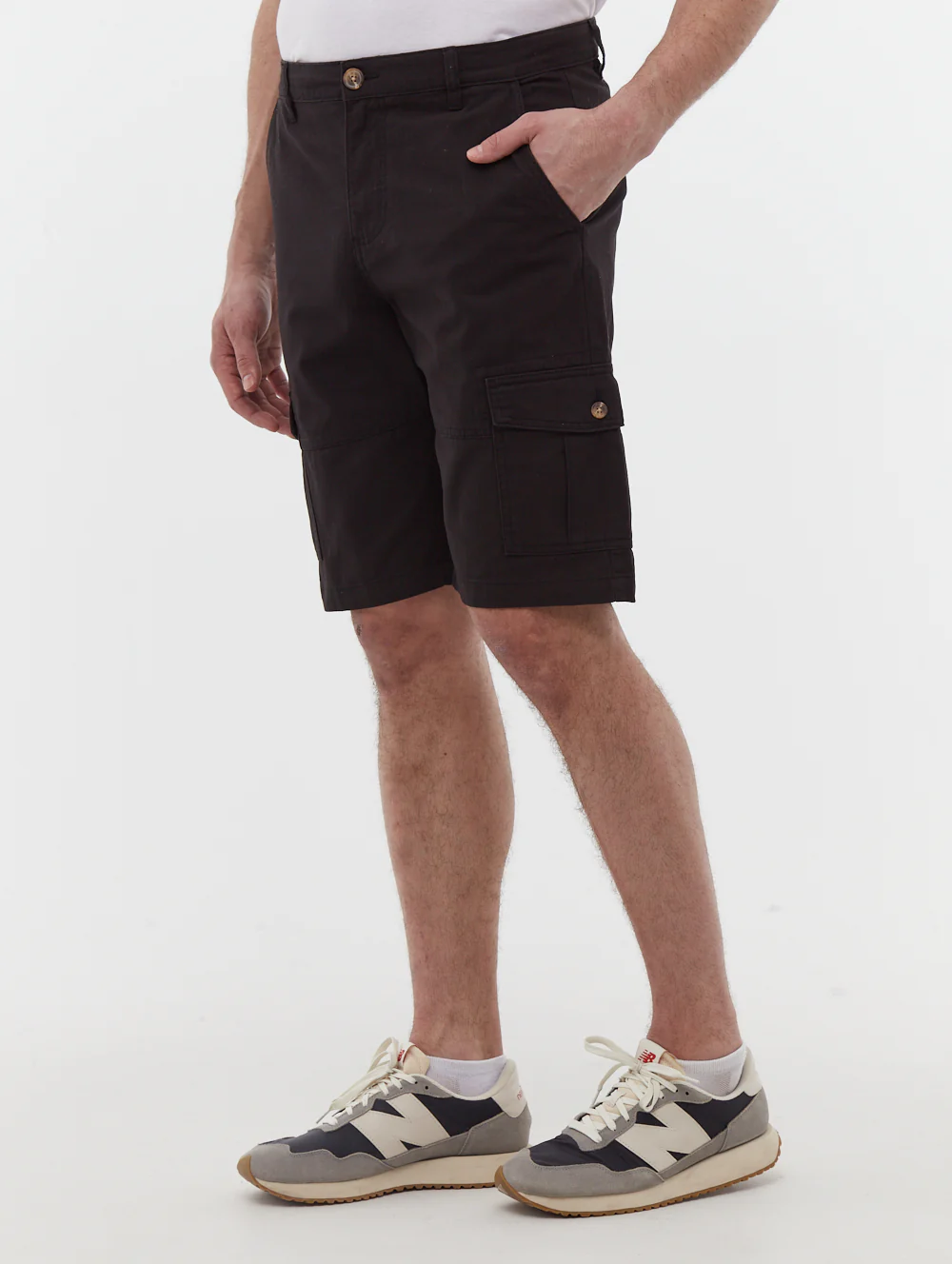 Alatro Cargo Shorts - Black - Image 4