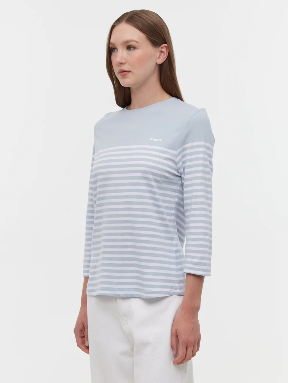 Arian Nautical Stripe 3/4 T-Shirt - Blue - Image 4