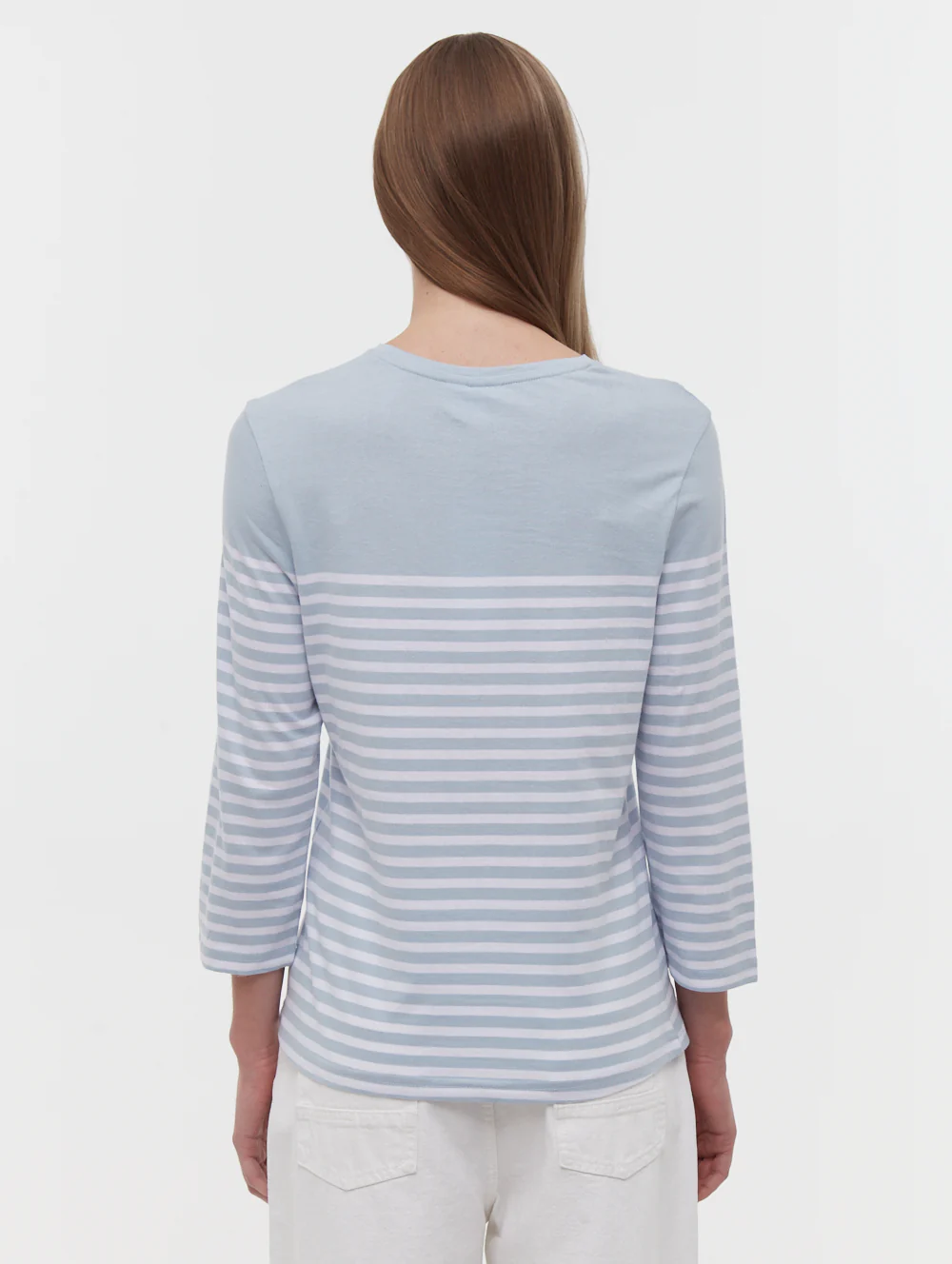 Arian Nautical Stripe 3/4 T-Shirt - Blue - Image 5