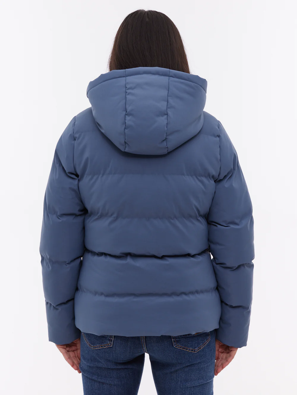 Atha Hooded Puffer Jacket - Blue - Image 4