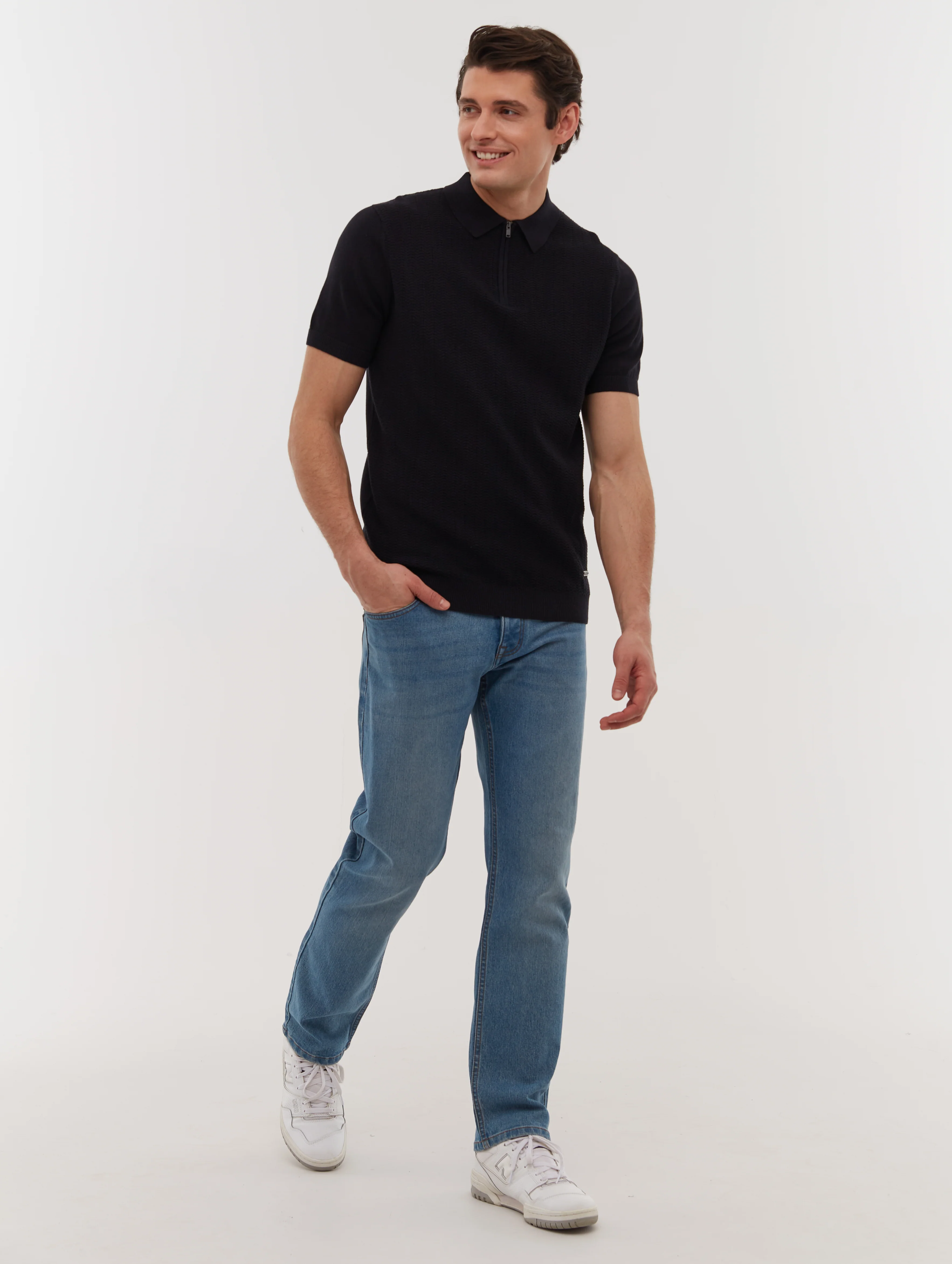 Brescia Knit Polo Shirt - Image 2