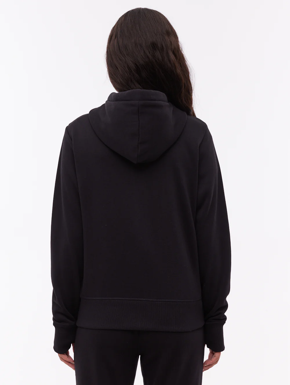 Carah Zip-Up Emblem Hoodie - Black - Image 3