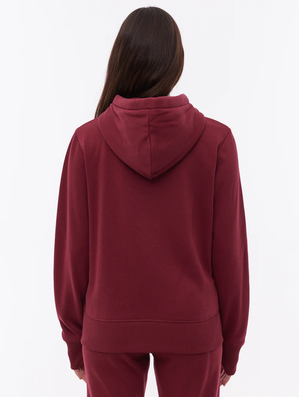 Carah Zip-Up Emblem Hoodie - Red - Image 3