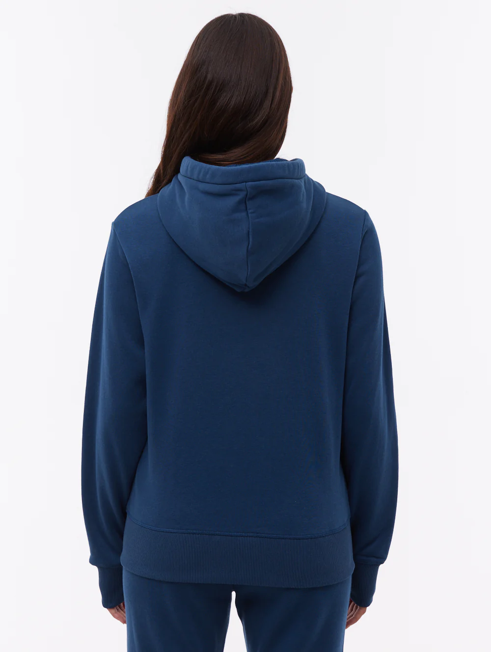 Carah Zip-Up Emblem Hoodie - Blue - Image 3
