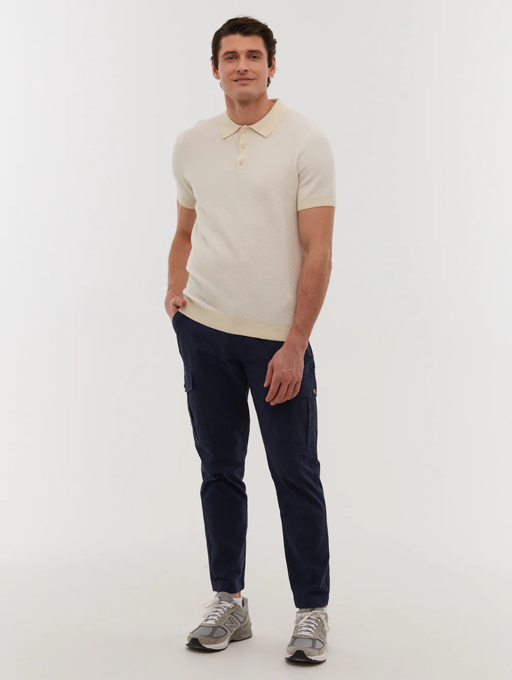 Creelin Classic Cargo Pants - Blue - Image 2