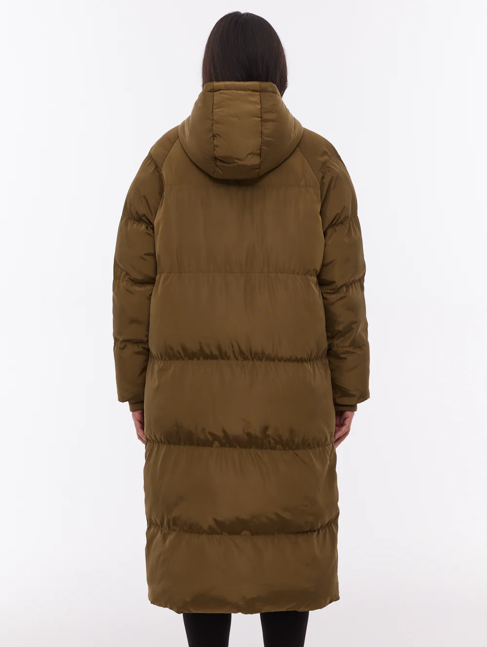 Dans Maxi Puffer Coat - Green - Image 5
