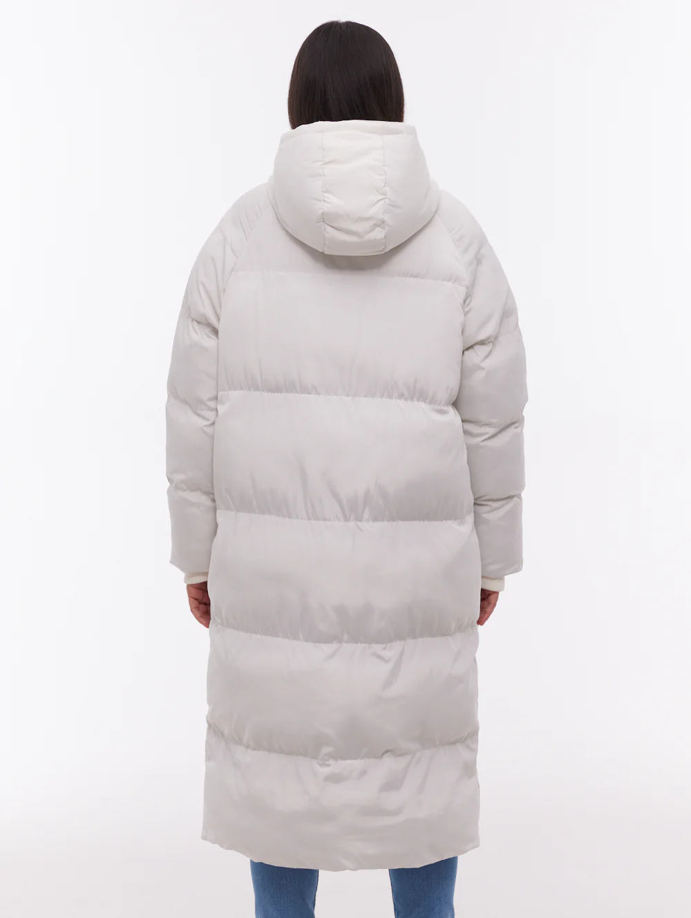 Dans Maxi Puffer Coat - White - Image 4