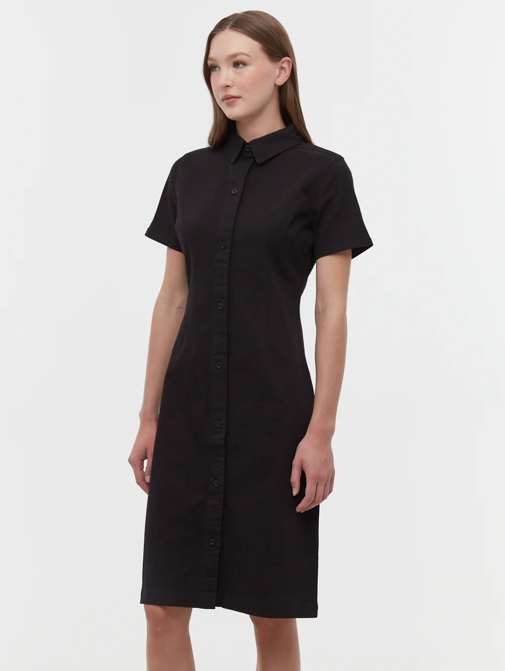 Deana Short Sleeve Shirt Dress - Image 4