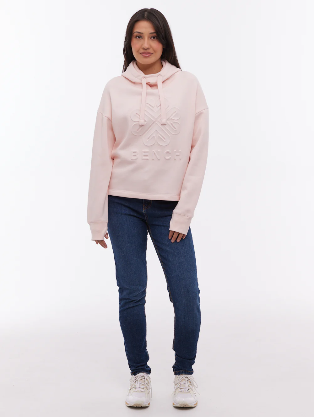 Elaina Deboss Hoodie - Pink - Image 2