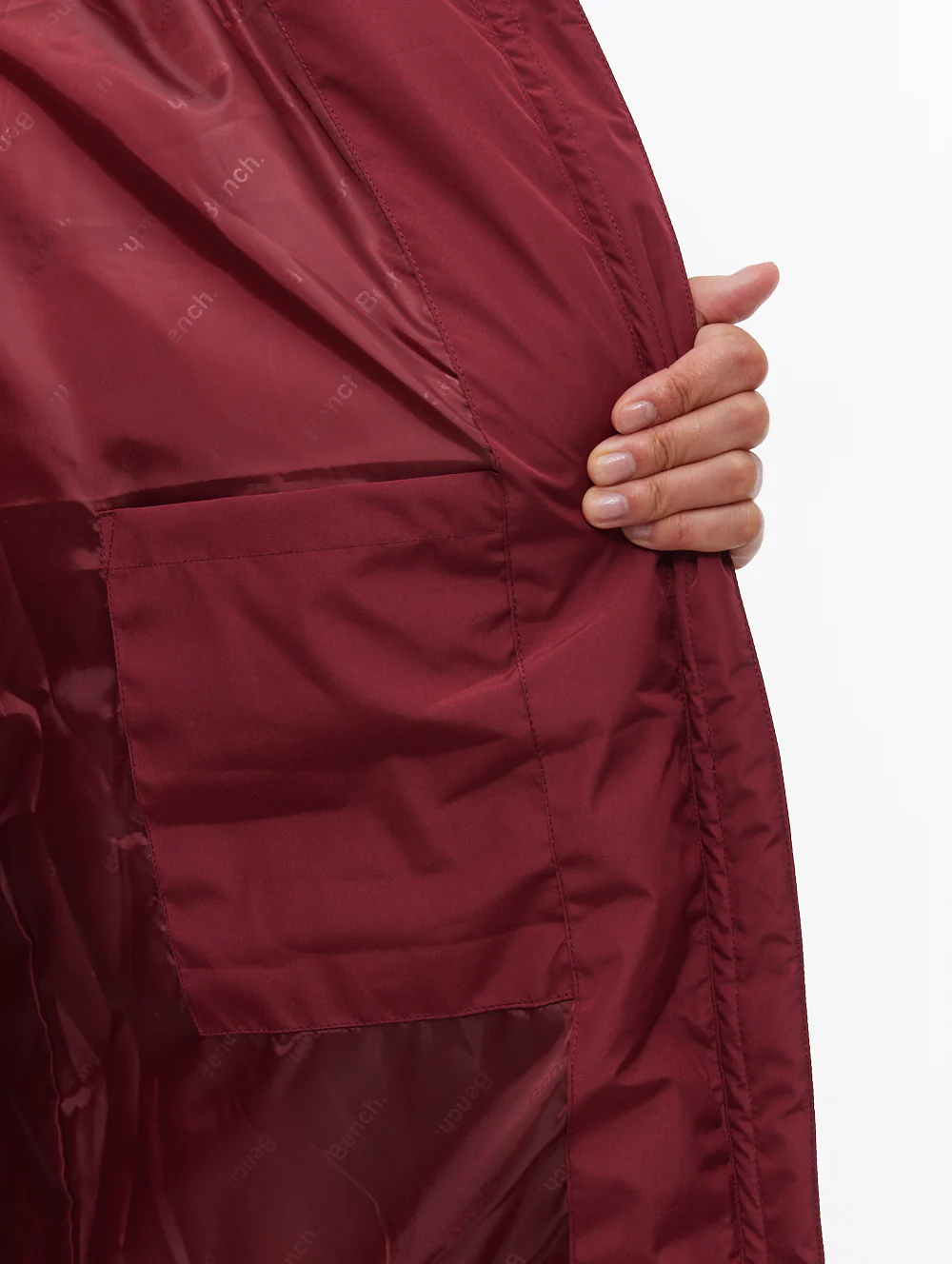 Elli Maxi Puffer Coat - Red - Image 3