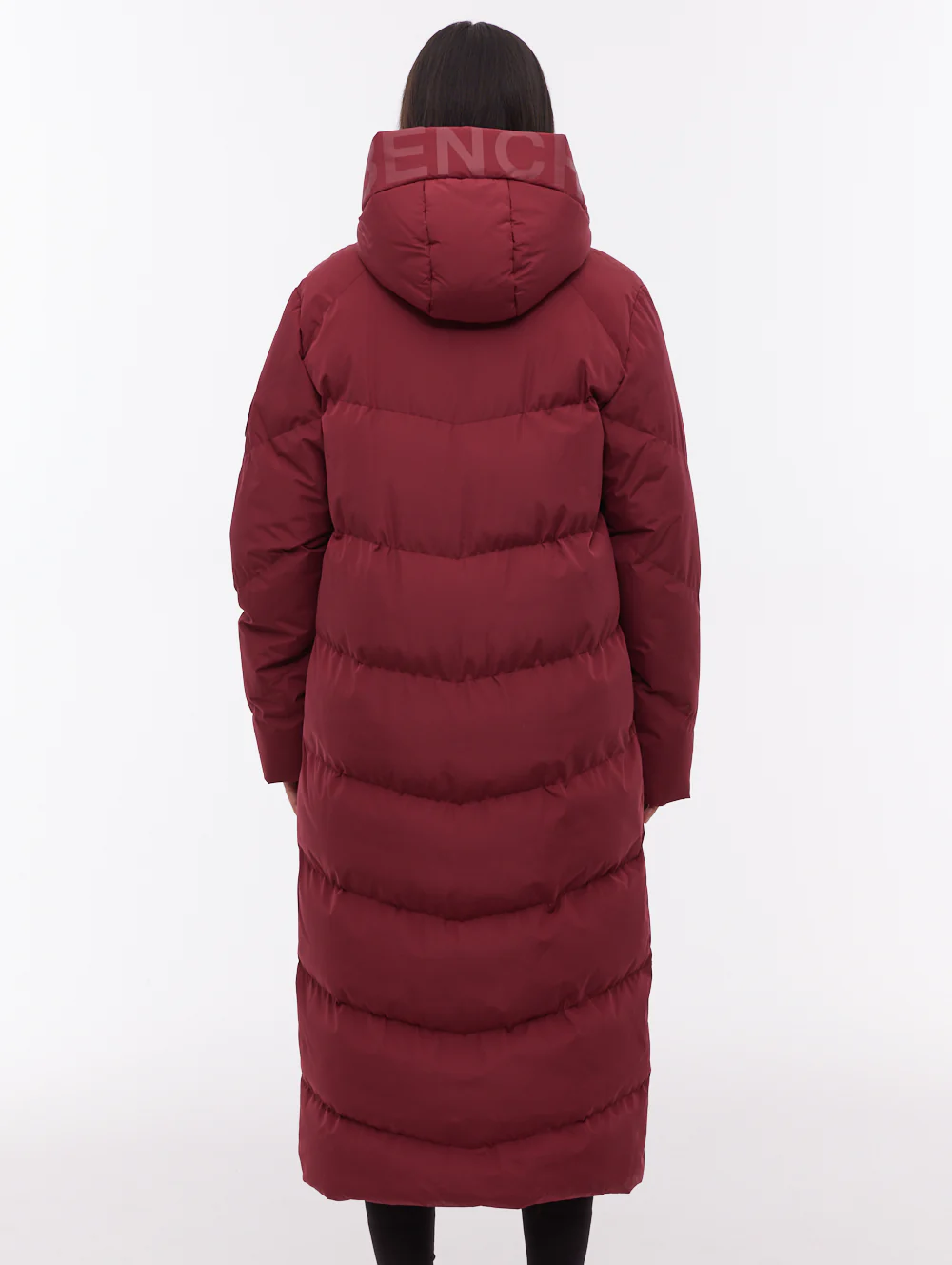 Elli Maxi Puffer Coat - Red - Image 4
