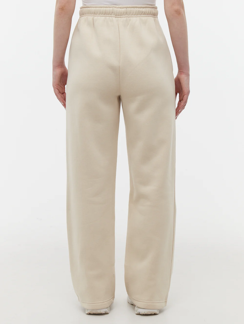 Embla Wide Leg Joggers - Beige - Image 5
