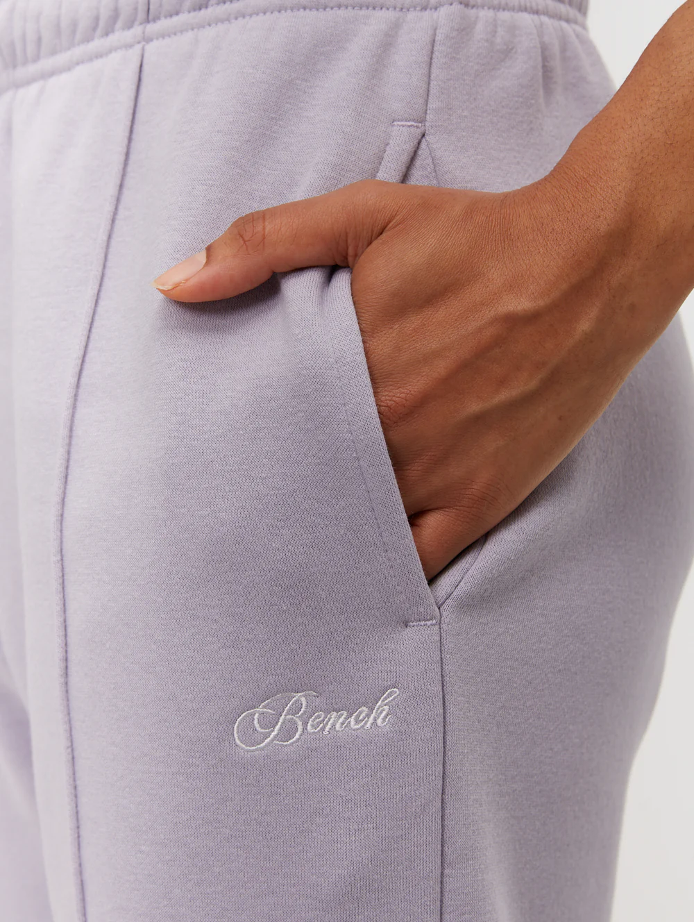 Embla Wide Leg Joggers - Purple - Image 3