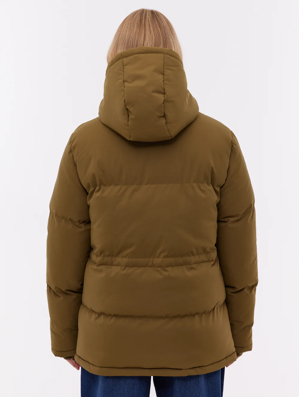 Fina Hooded Puffer Coat - Green - Image 6