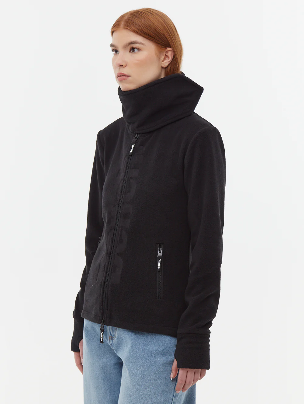 Finish Microfleece Funnel Neck Zip-Up - Image 4