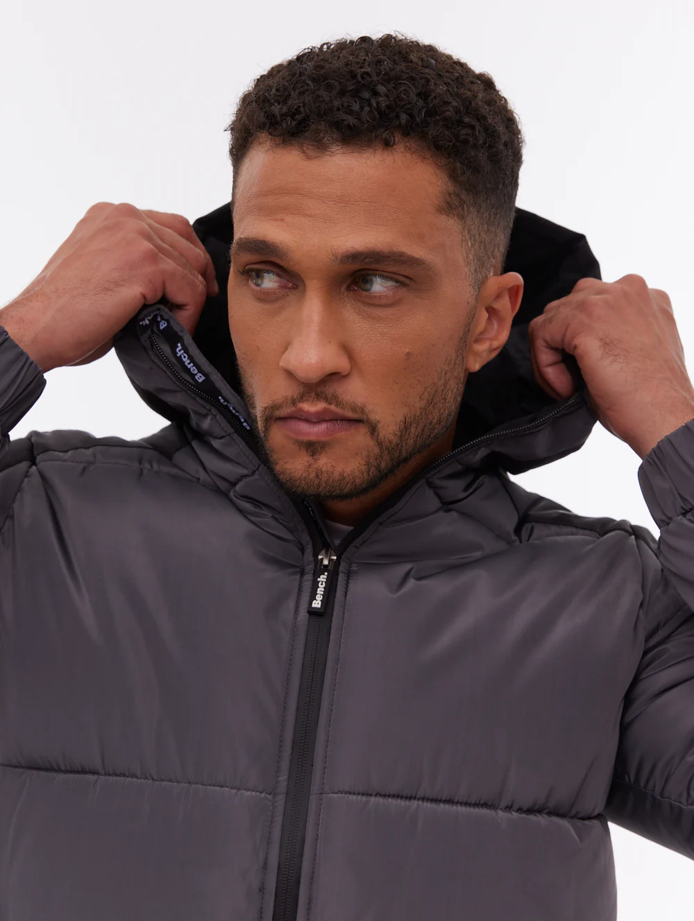 Grentin Puffer Jacket - Grey - Image 4
