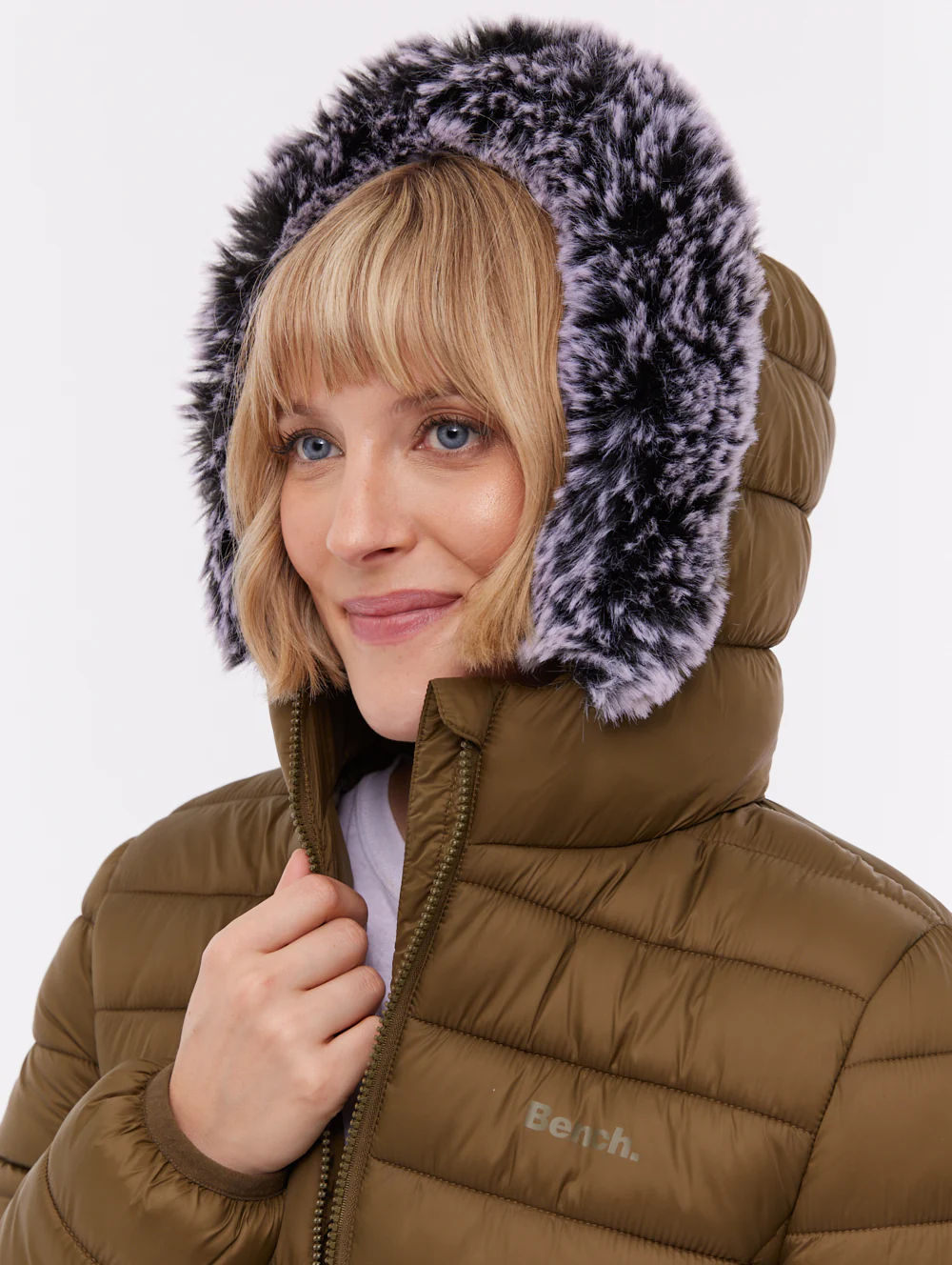 Harel Hooded Puffer Jacket - Green - Image 3