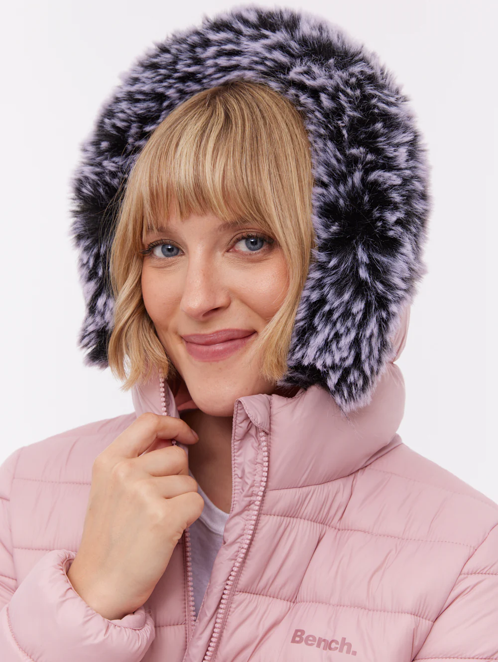 Harel Hooded Puffer Jacket - Pink - Image 2