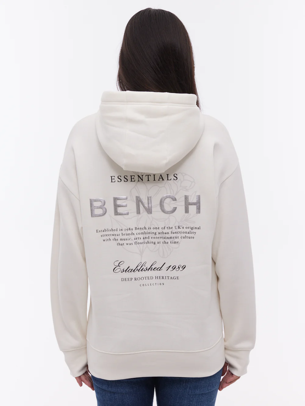 Harmy Back Graphic Hoodie - White - Image 2