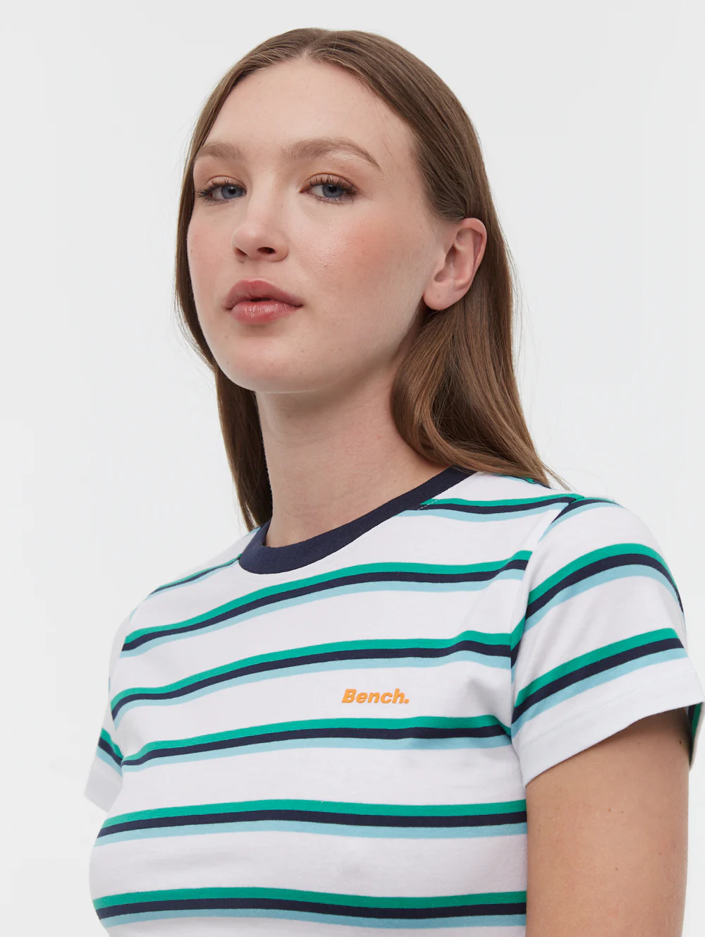 Hollier Multi Striped T-Shirt - Blue - Image 3