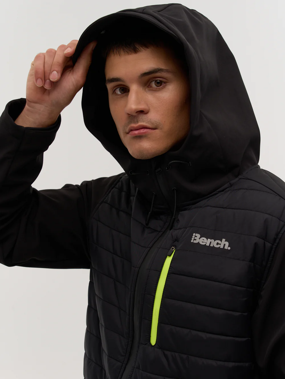 Eco-Friendly Hooded Hybrid Jacket - Image 2