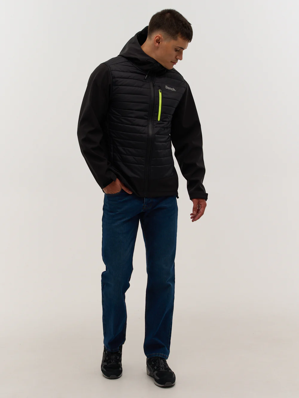 Eco-Friendly Hooded Hybrid Jacket - Image 6
