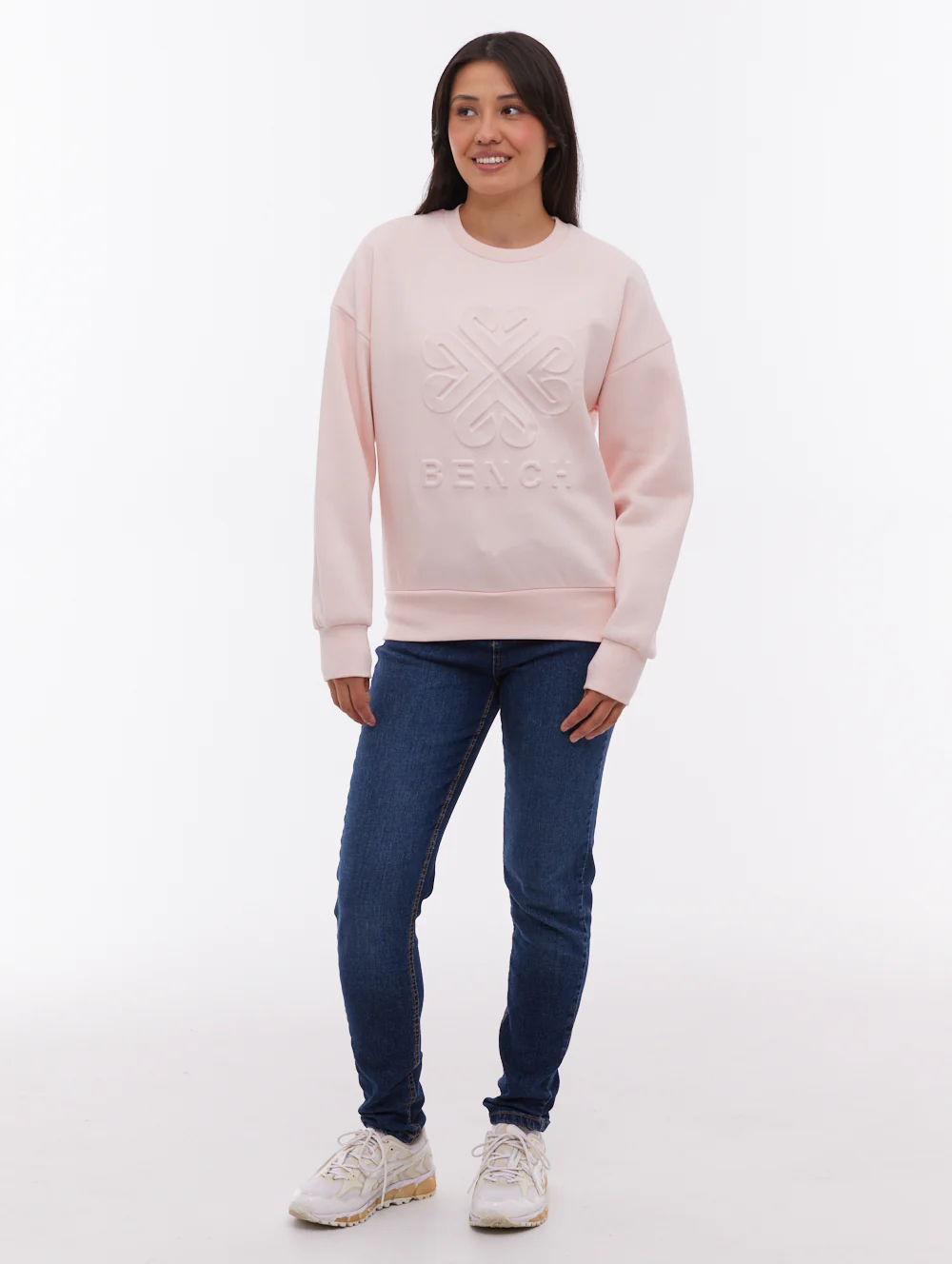 Ilma Deboss Crew Neck - Pink - Image 2
