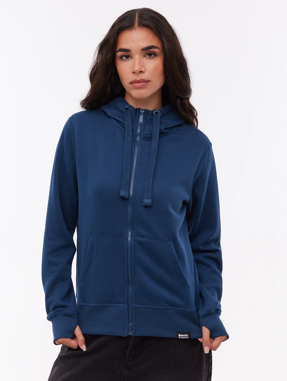 Inah Zip-Up Hoodie - Blue