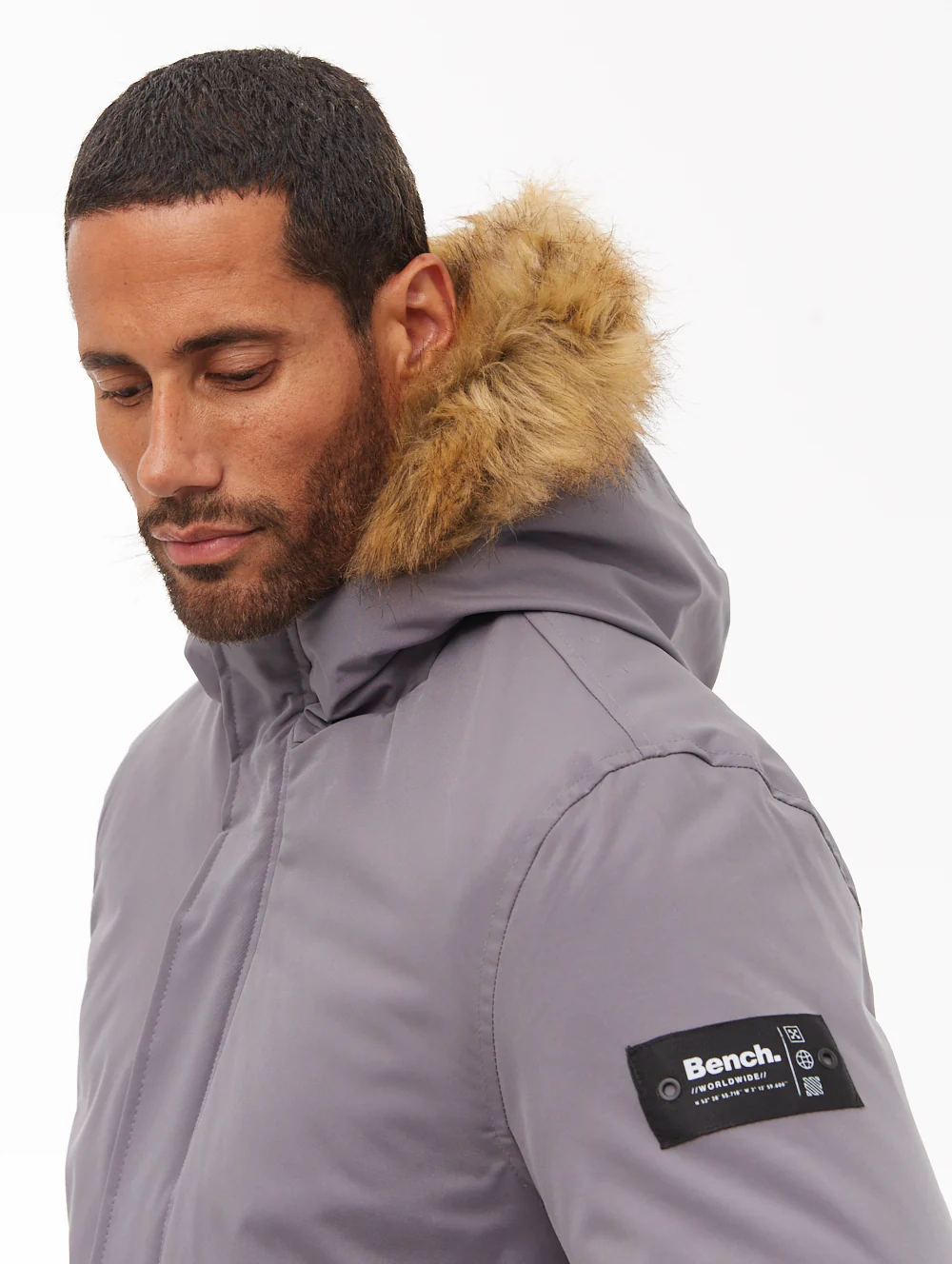 Jarryl Hooded Parka - Grey - Image 2
