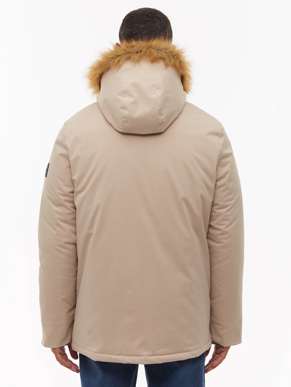 Jarryl Hooded Parka - Beige - Image 4