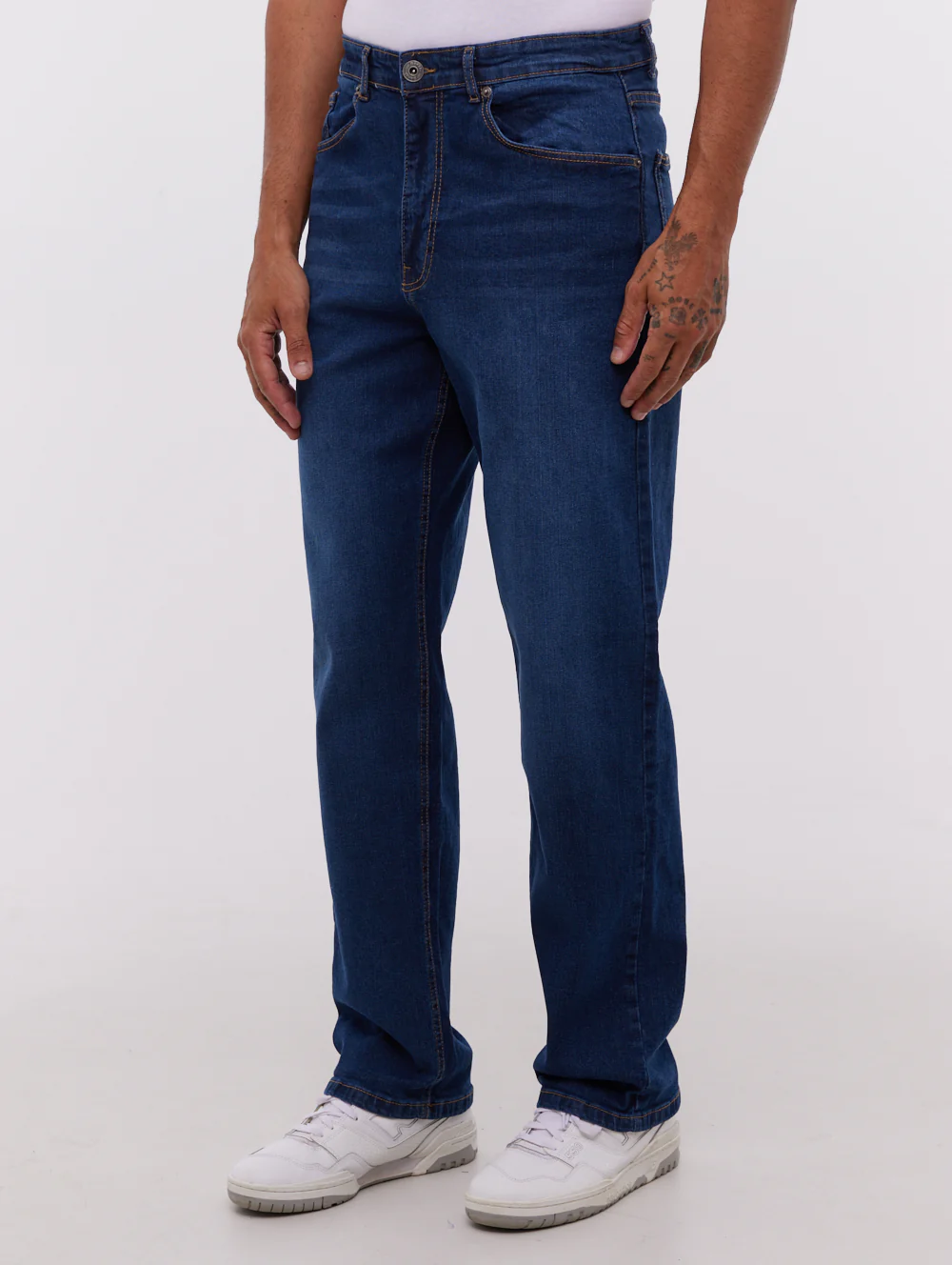 Jeffers Relaxed Fit Jeans - Dark Indigo - Image 4