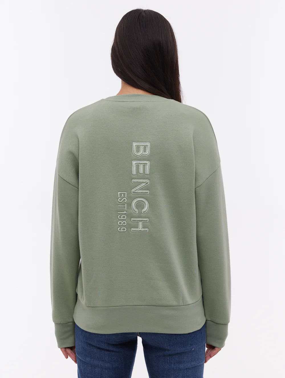 Joda Vertical Logo Crew Neck - Green - Image 2