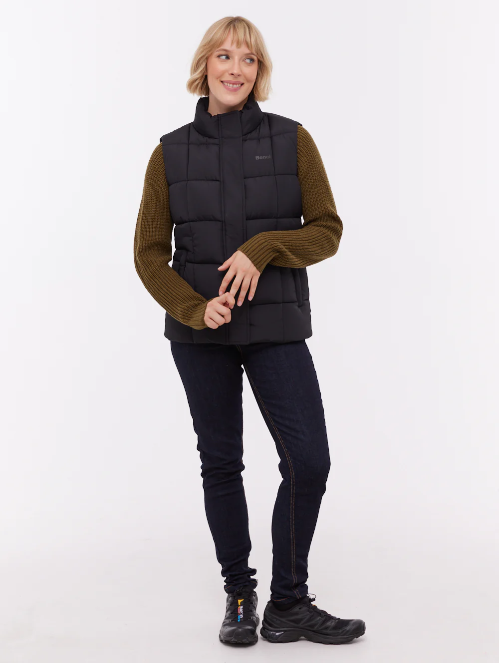 Kacie Puffer Vest - Black - Image 2