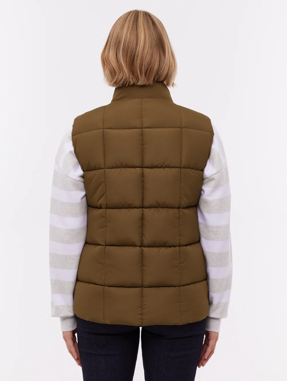 Kacie Puffer Vest - Green - Image 3