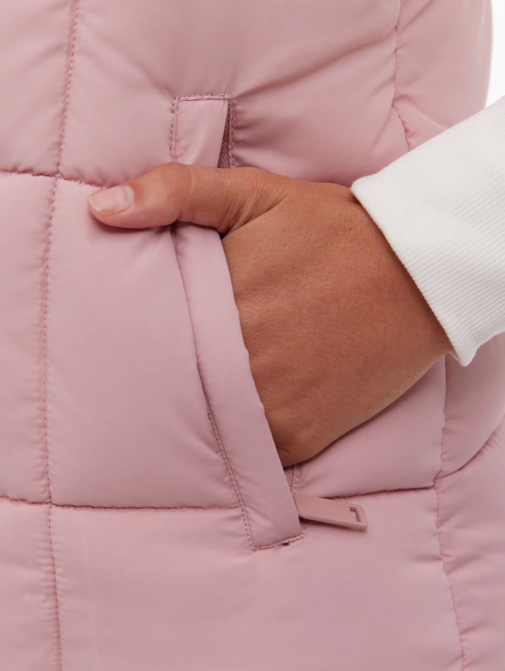 Kacie Puffer Vest - Pink - Image 3