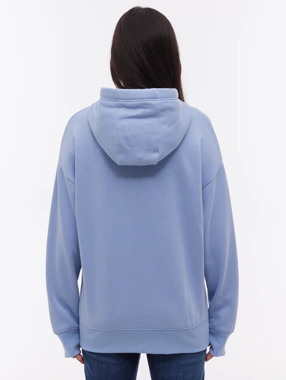 Kingra Oversize Zip-Up Hoodie - Blue - Image 3