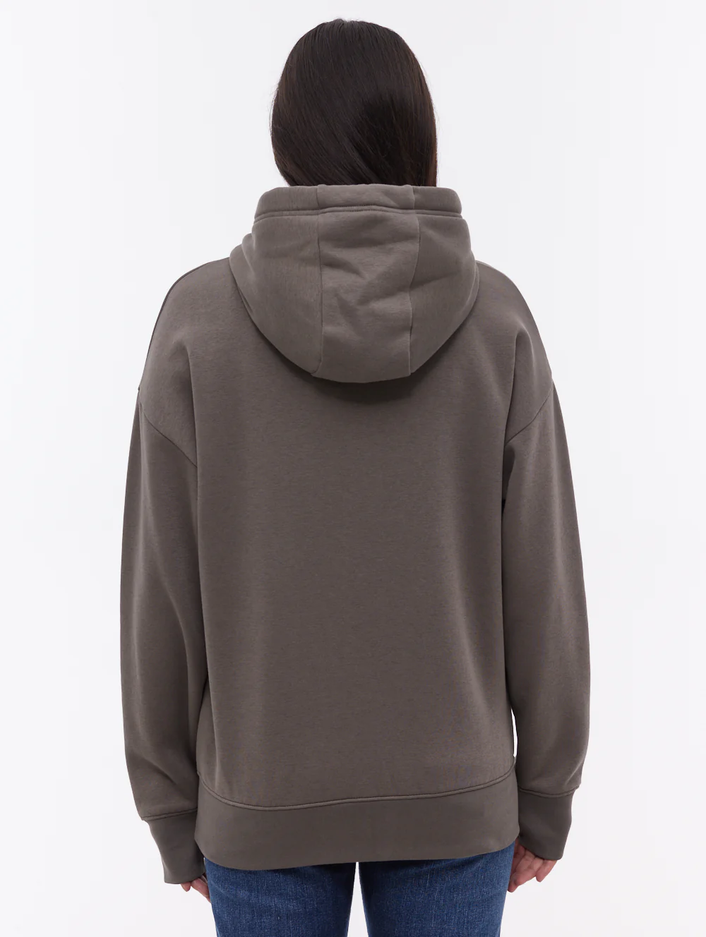 Kingra Oversize Zip-Up Hoodie - Grey - Image 3