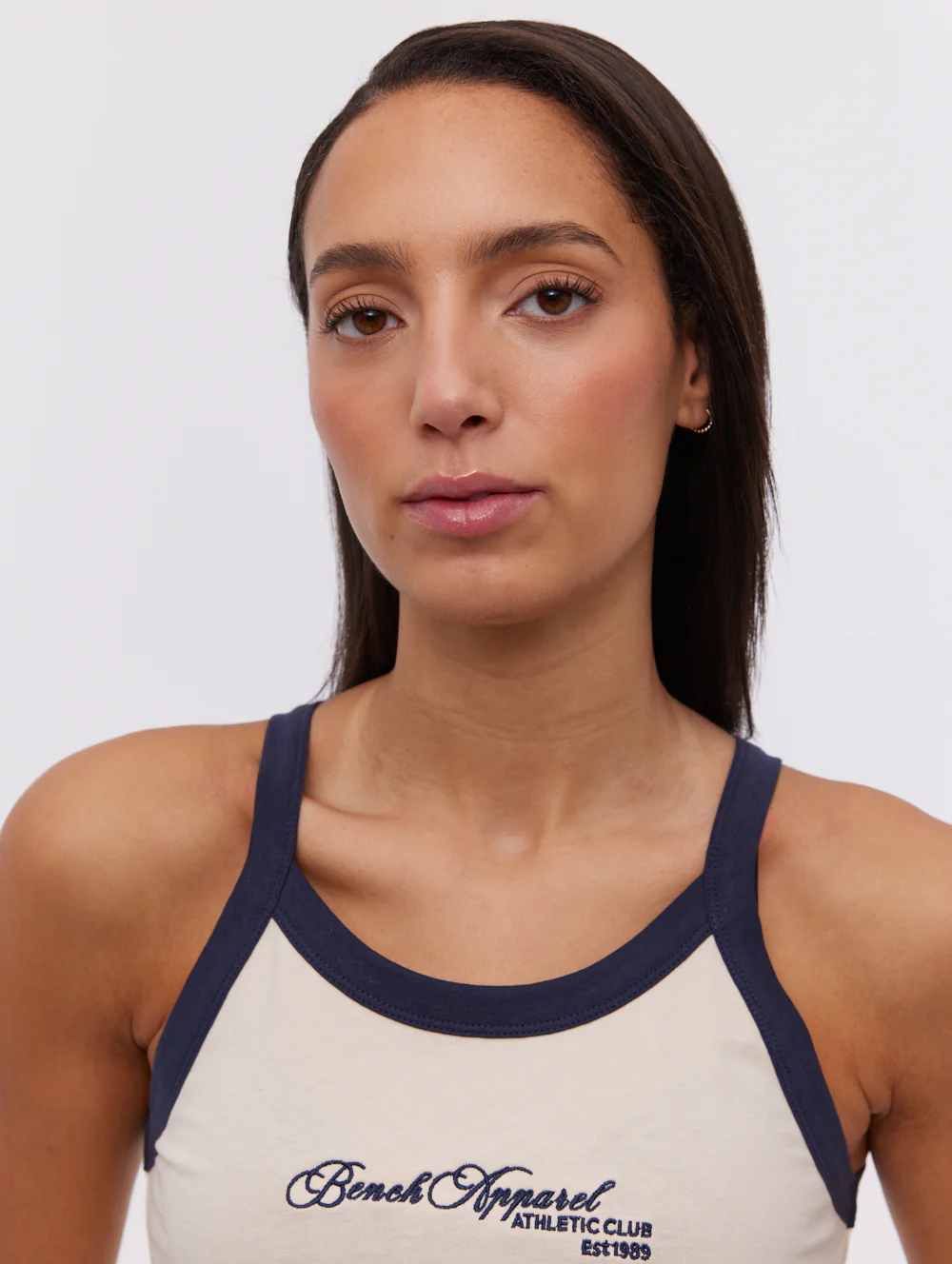 Kiyomi Ringer Tank Top - Beige - Image 3