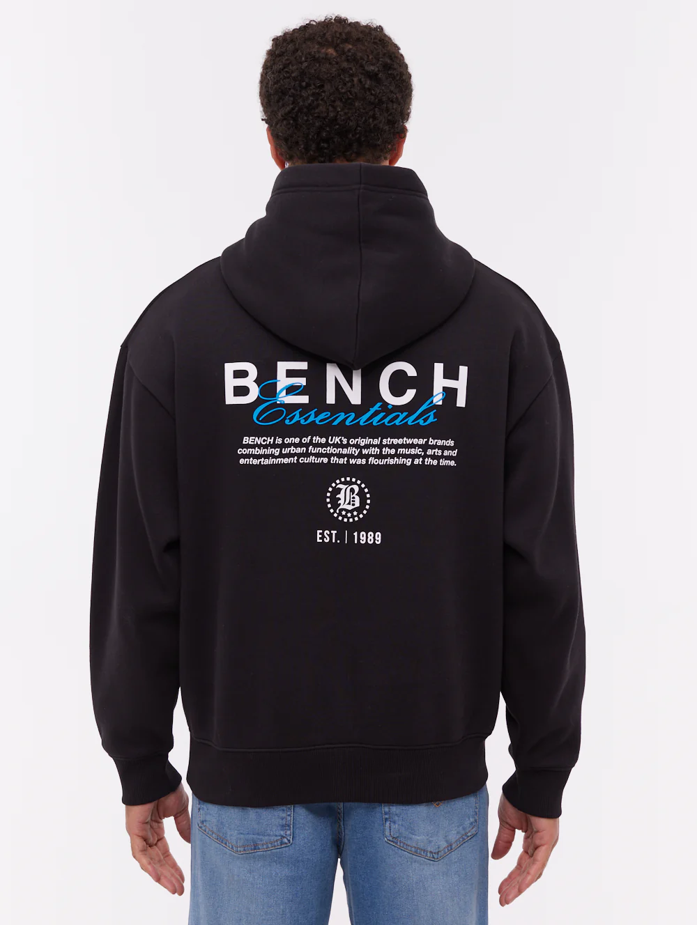 Ledall Back Graphic Hoodie - Black - Image 2