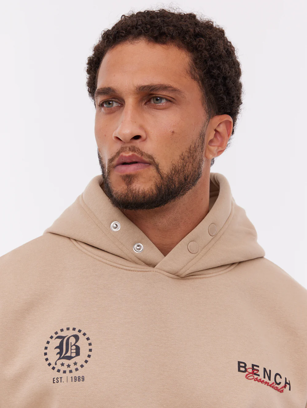 Ledall Back Graphic Hoodie - Beige - Image 3