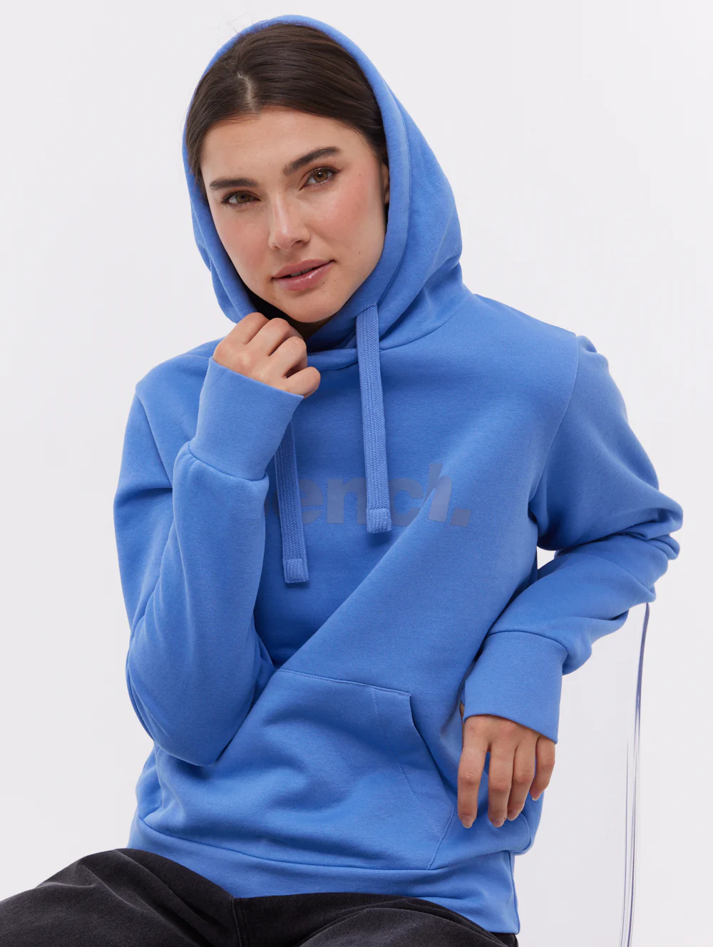 Lerenne Tonal Logo Hoodie - Blue - Image 4