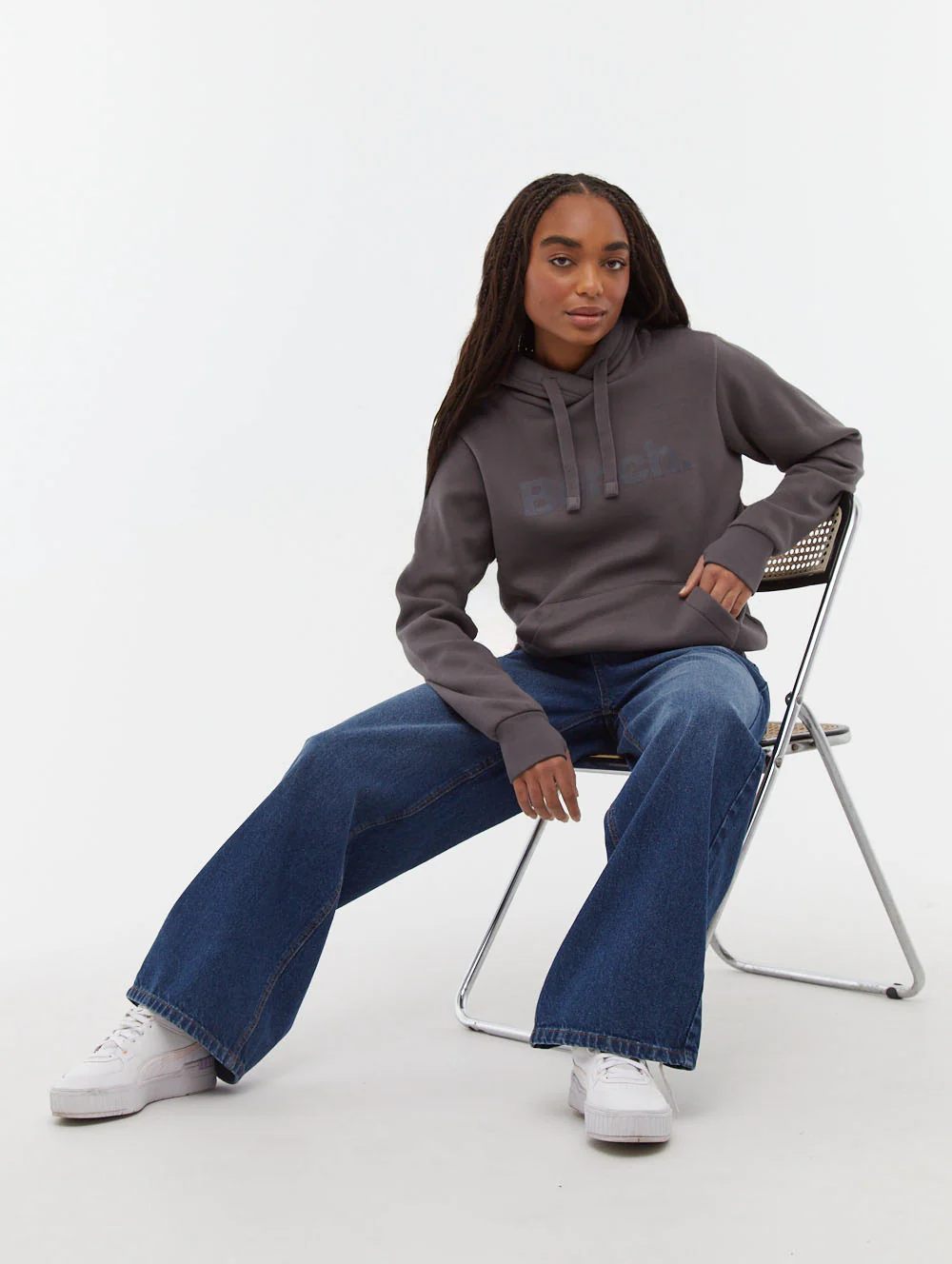 Lerenne Tonal Logo Hoodie - Grey - Image 6