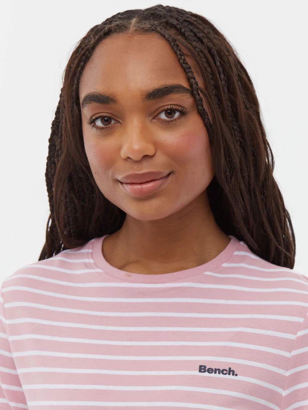 Lesedi 3/4 Stripe T-Shirt - Pink - Image 3