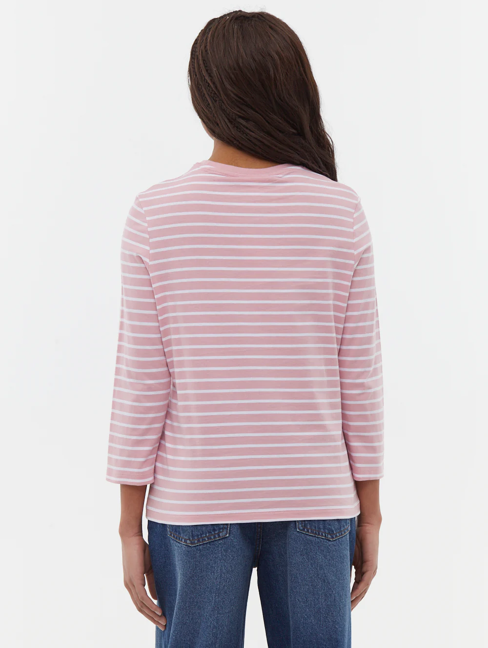 Lesedi 3/4 Stripe T-Shirt - Pink - Image 5