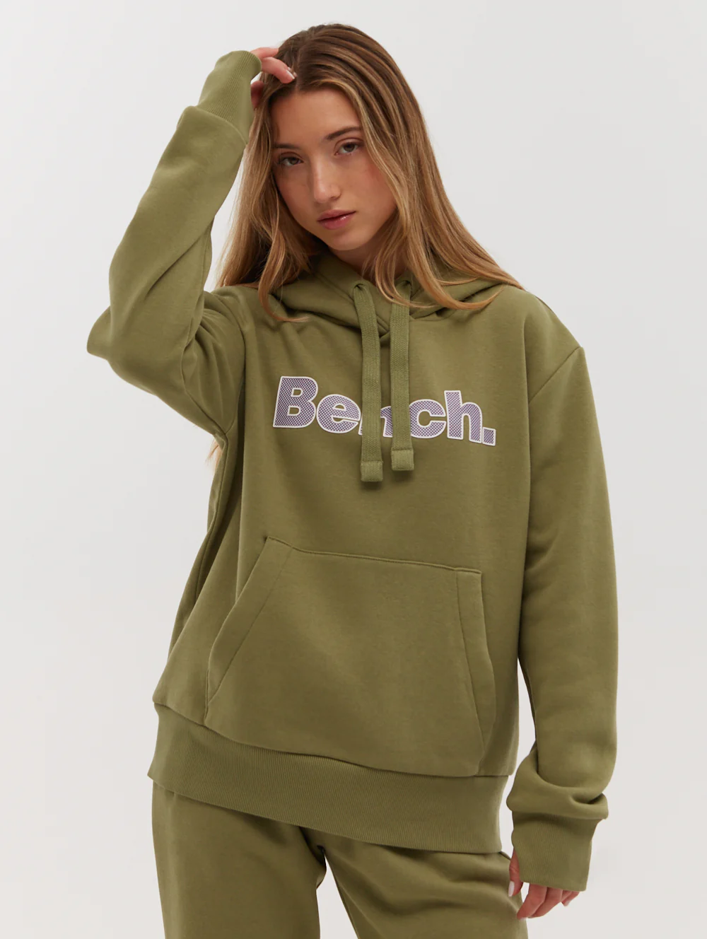 Lias Outline Logo Hoodie - Green