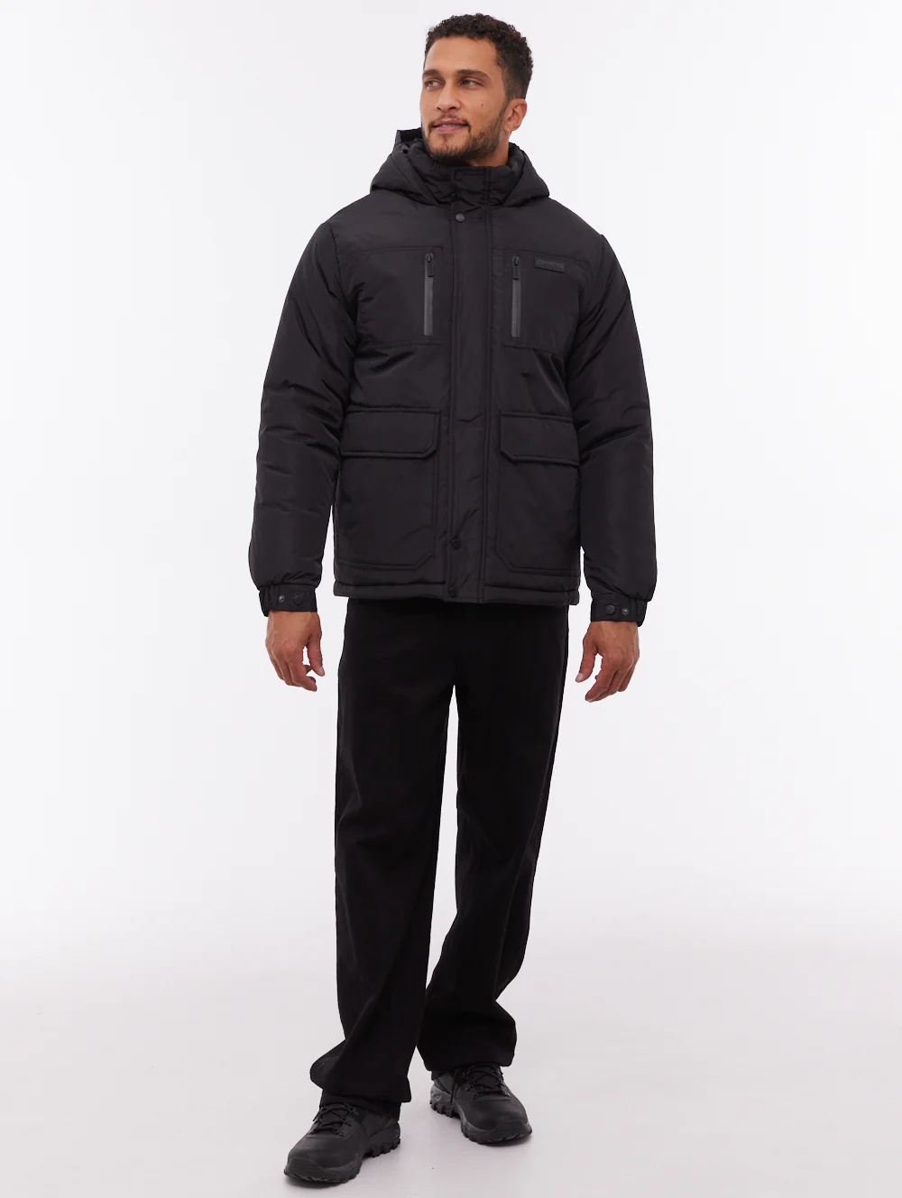 Loderi Utility Parka - Black - Image 2