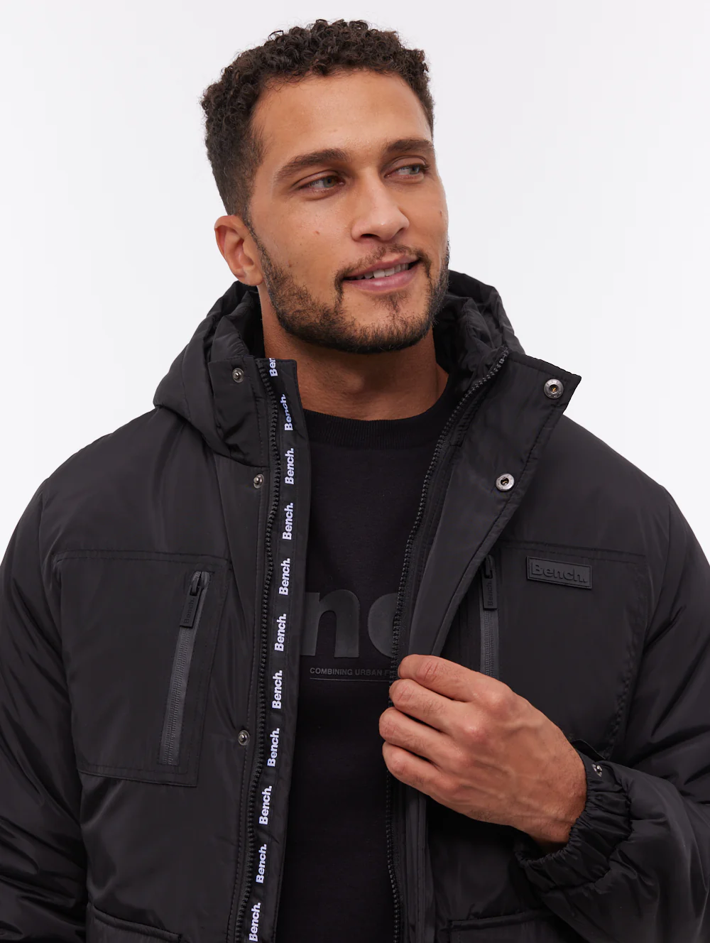 Loderi Utility Parka - Black - Image 3