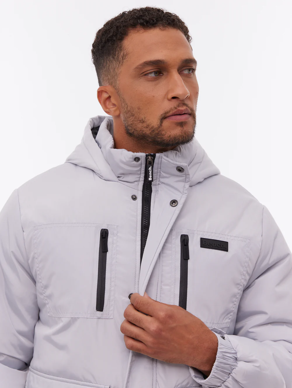 Loderi Utility Parka - Grey - Image 4