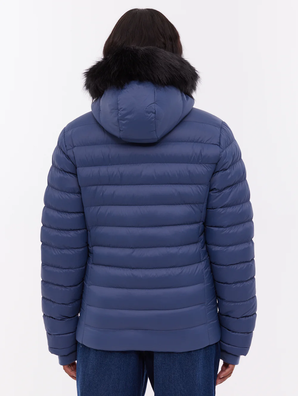 Mal Hooded Puffer Jacket - Blue - Image 5